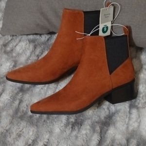 Brown booties